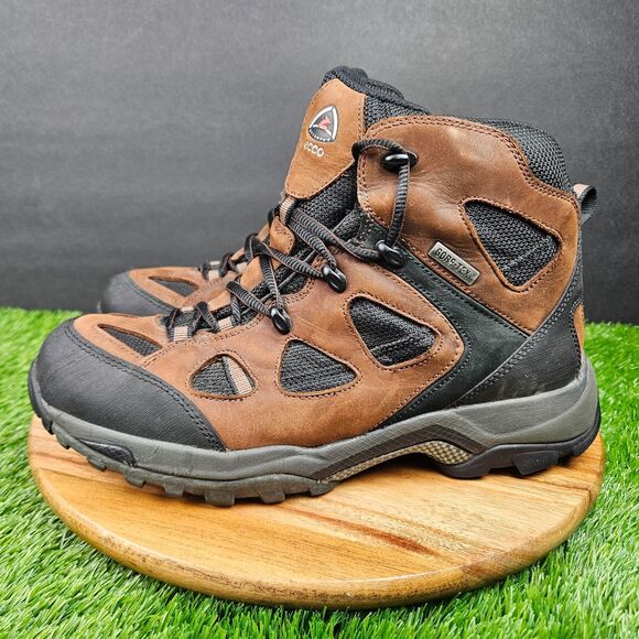Ecco Receptor Gore Tex Brown Leather Lace Up Hiking Boots Mens EU 43/US 9-9.5 main image 4